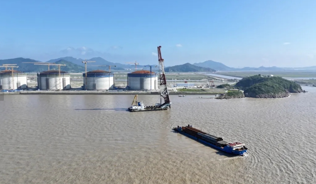 高質量發展看“浙”里 | 浙能六橫LNG項目配套碼頭工程正式開工